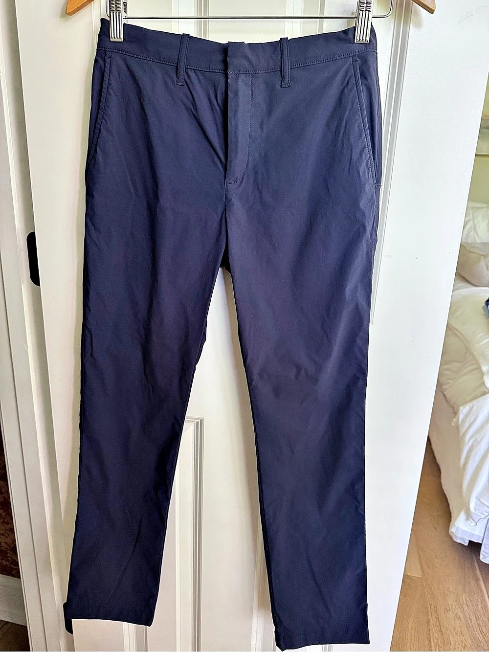 Boys crewcuts Slim fit tech pants. Leg Navy Blue Size 12
